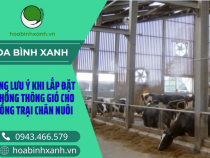 LƯU Ý KHI LẮP ĐẶT HỆ THỐNG THÔNG GIÓ CHO CHUỒNG TRẠI CHĂN NUÔI
