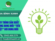 QUY TRÌNH SẢN XUẤT KHÔNG DUNG MÔI “TIÊU DIỆT” HƠI DUNG MÔI